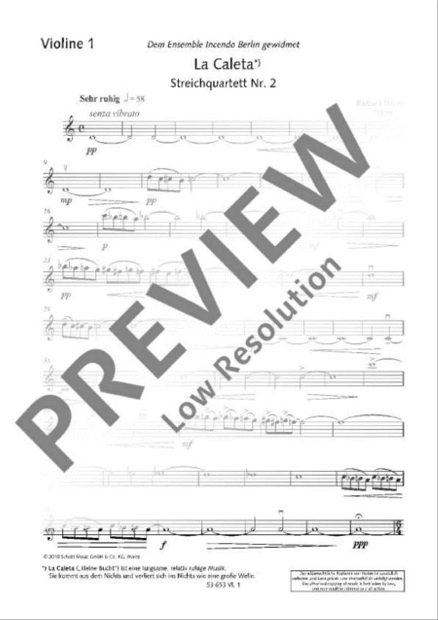 La Caleta String Quartet scores gallery preview page 8