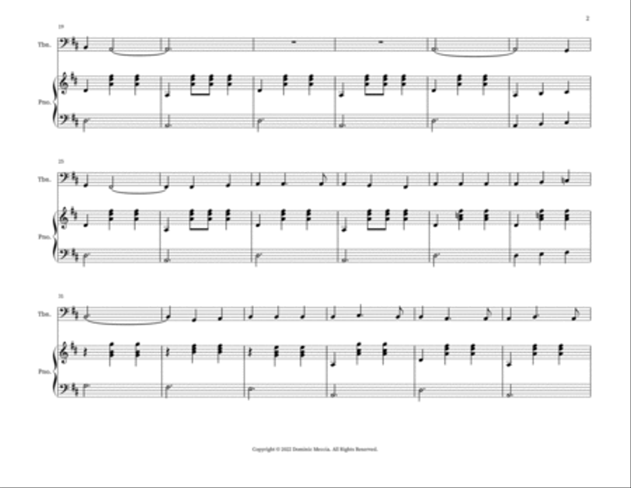 De Colores Trombone Duet scores gallery preview page 2