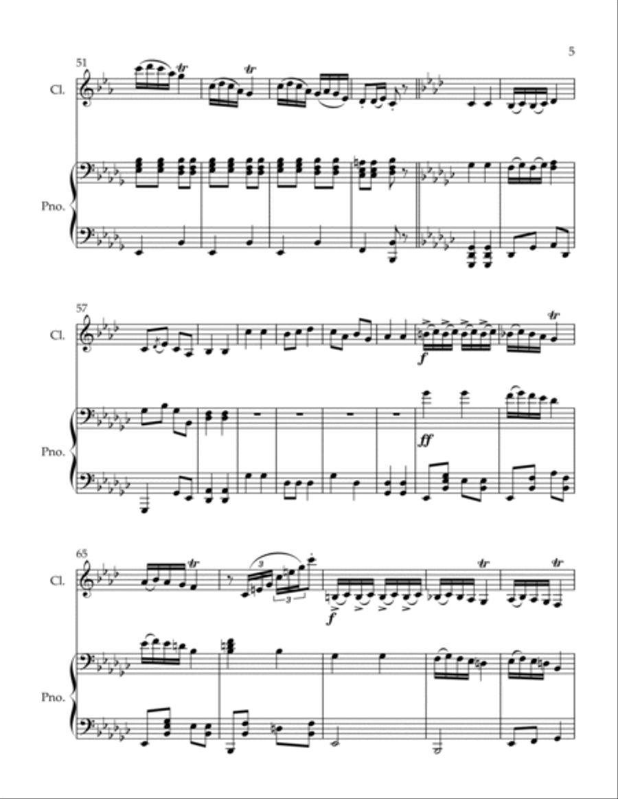 Dervish Dance Dervish Dance B-Flat Clarinet scores gallery preview page 5
