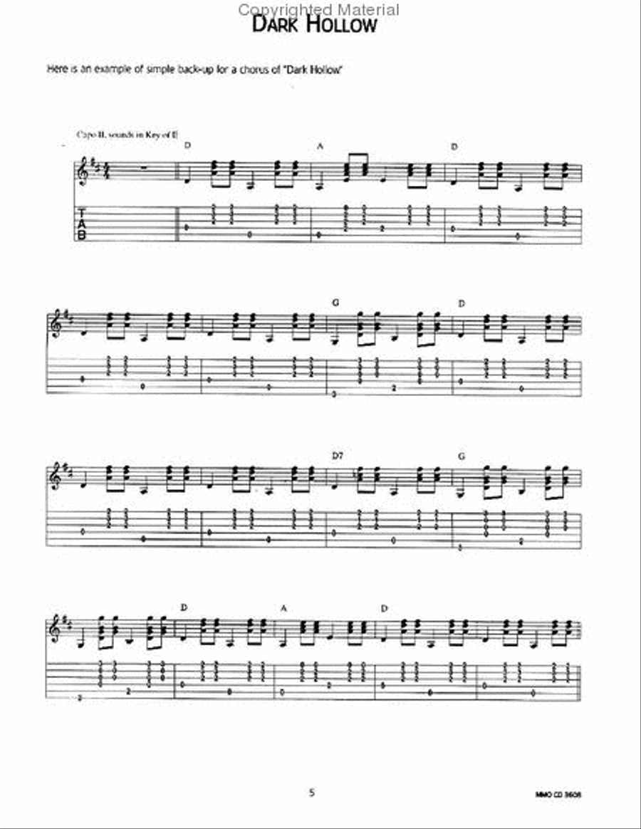 Bluegrass Guitar Acoustic Guitar scores gallery preview page 2