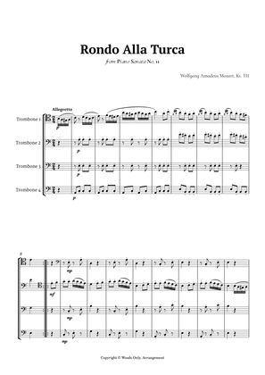 Rondo Alla Turca by Mozart for Trombone Quartet