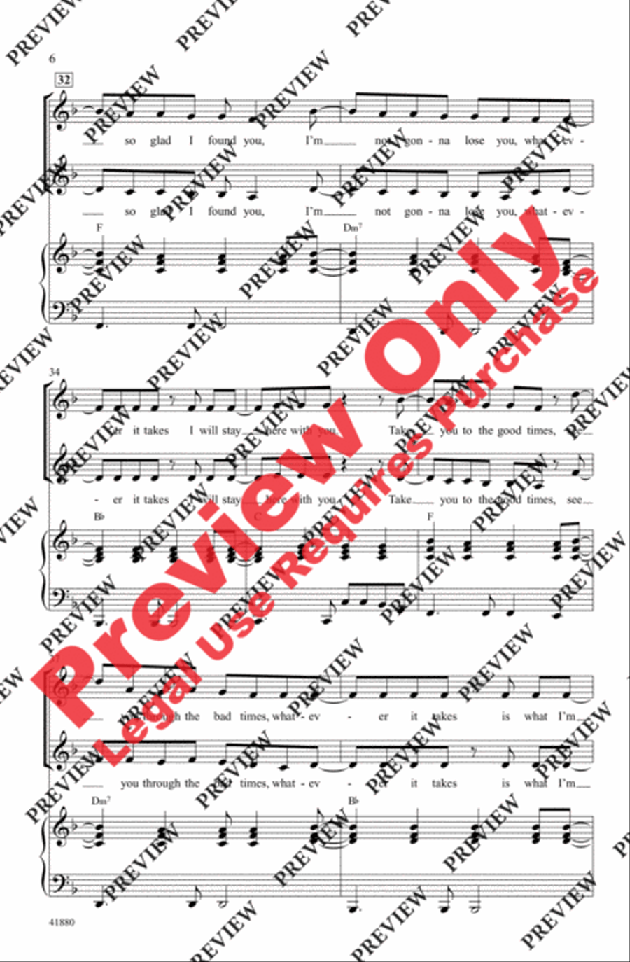 Nothing's Gonna Stop Us Now Women's Choir scores gallery preview page 6