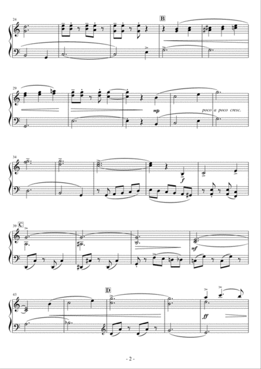 <EZ Beethoven in Pop Style 02 > 2nd movement from Symphony No.5 in Waltz <EZ Beethoven in Pop Style 02 > 2nd movement from Symphony No.5 in Waltz Piano Method scores gallery preview page 2