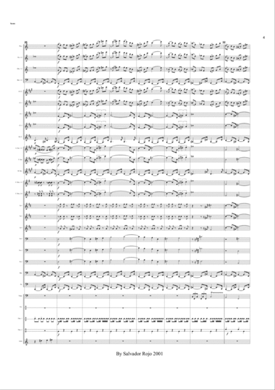 L'aventurer Concert Band scores gallery preview page 6
