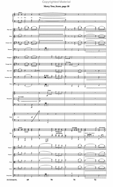 Mercy Tree - Orchestral Score and CD with Printable Parts image number null