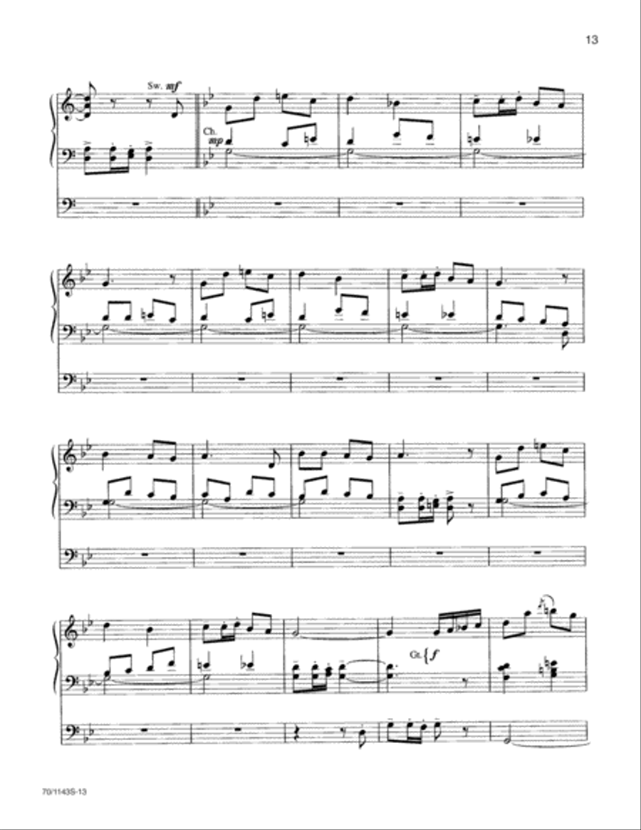 Christmas Pipings Christmas Pipings Organ Solo scores gallery preview page 7