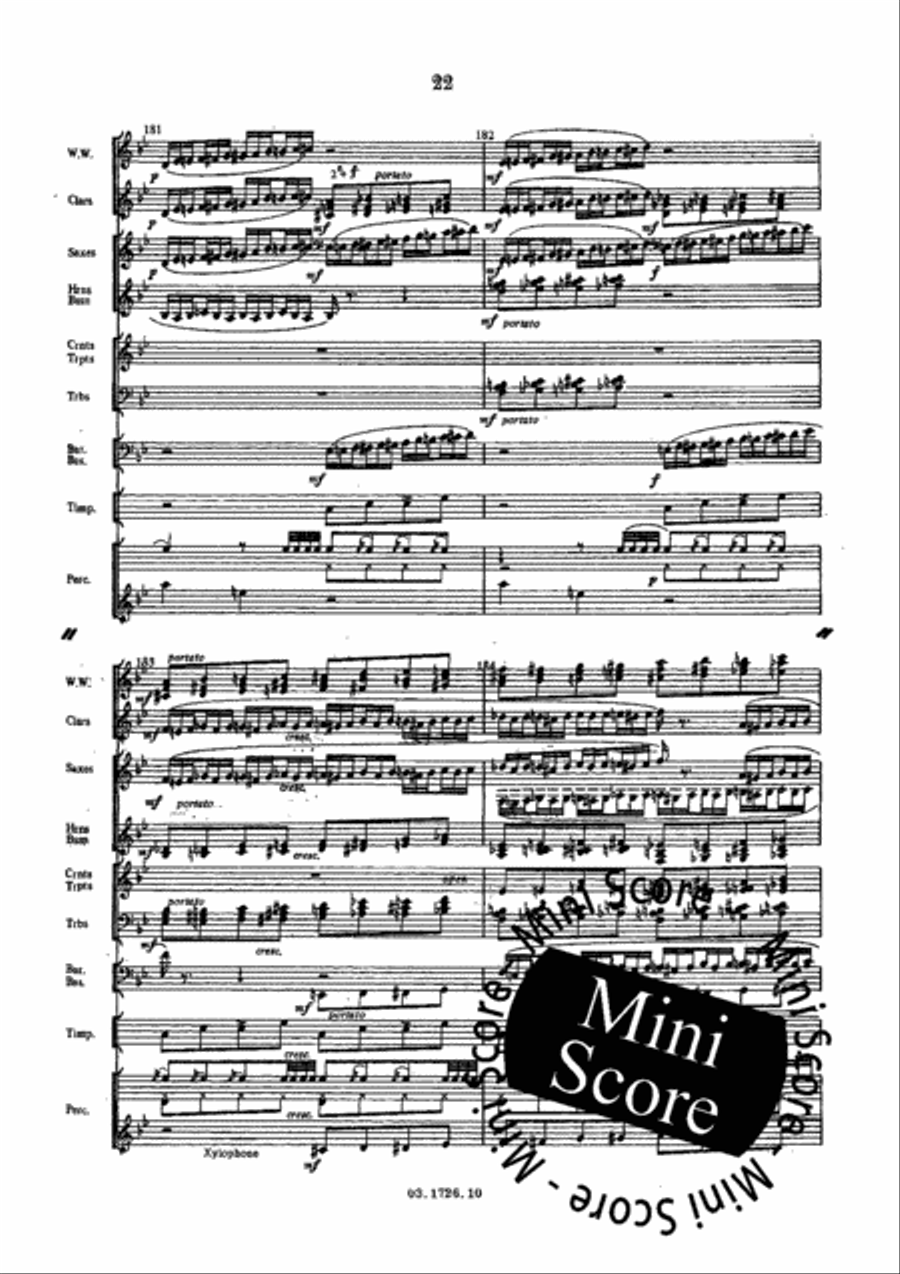 A New Dress for the Emperor Concert Band scores gallery preview page 31