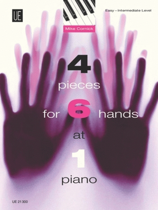 Book cover for Cornick - 4 Pieces For 6 Hands At 1 Piano