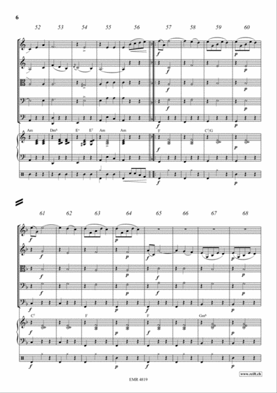 Donauwellen String Orchestra scores gallery preview page 6