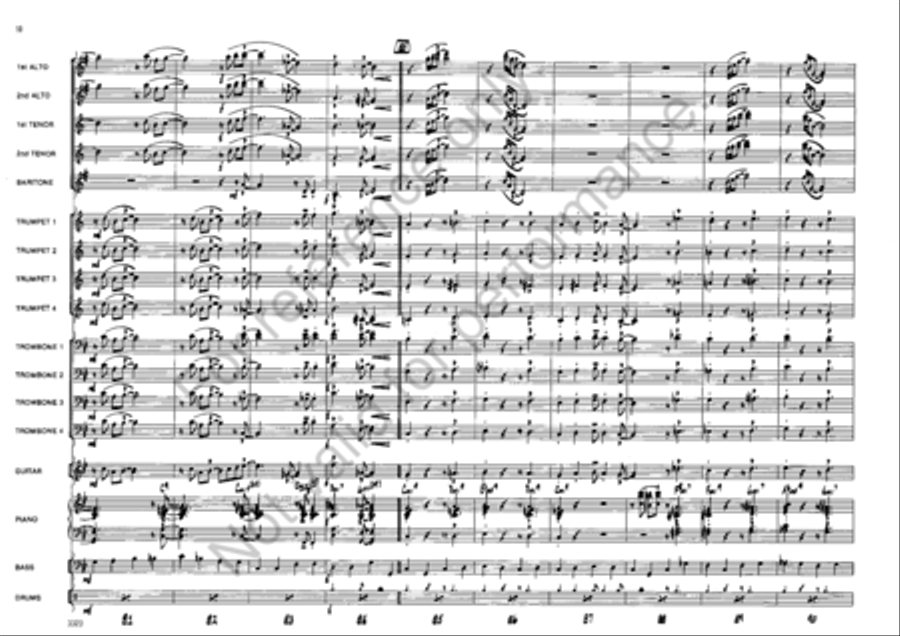 The Cruise Director The Cruise Director Jazz Ensemble scores gallery preview page 10