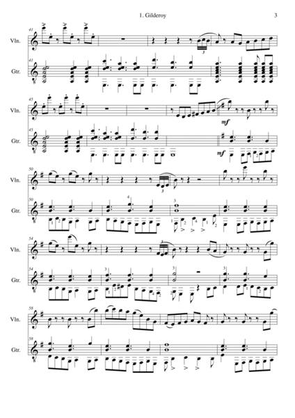 Folk Song Snapshots for Violin and Guitar image number null