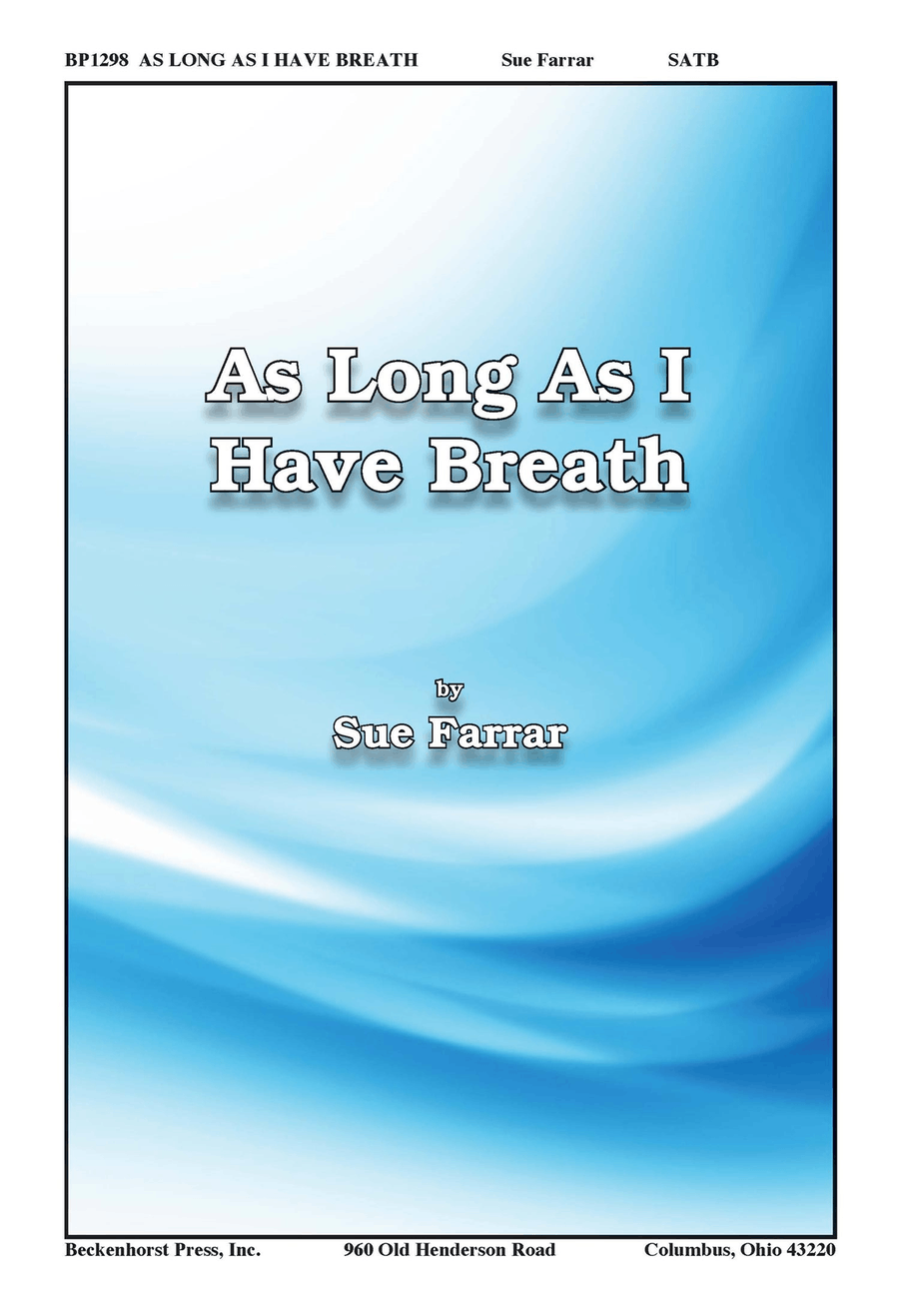 As Long As I Have Breath 4-Part scores gallery preview page 1