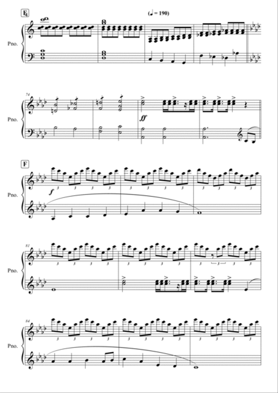 Rocketeer To The Rescue Piano Solo scores gallery preview page 4