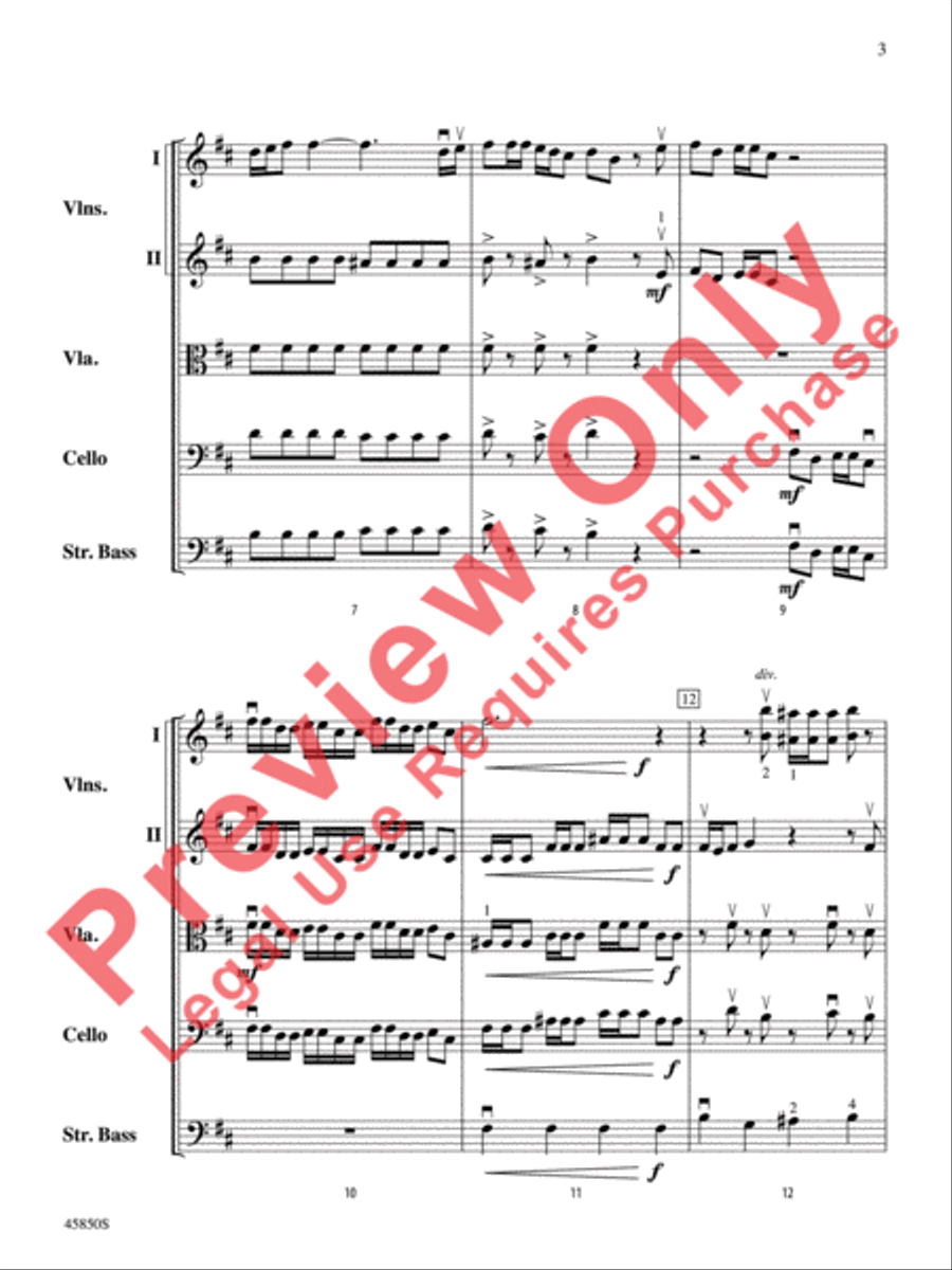A Danny Elfman Spooktacular String Orchestra scores gallery preview page 4