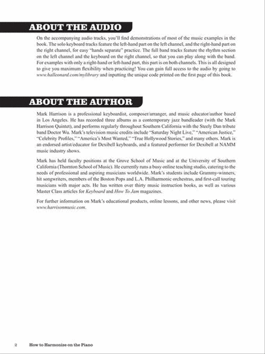 How to Harmonize on the Piano Piano Method scores gallery preview page 4