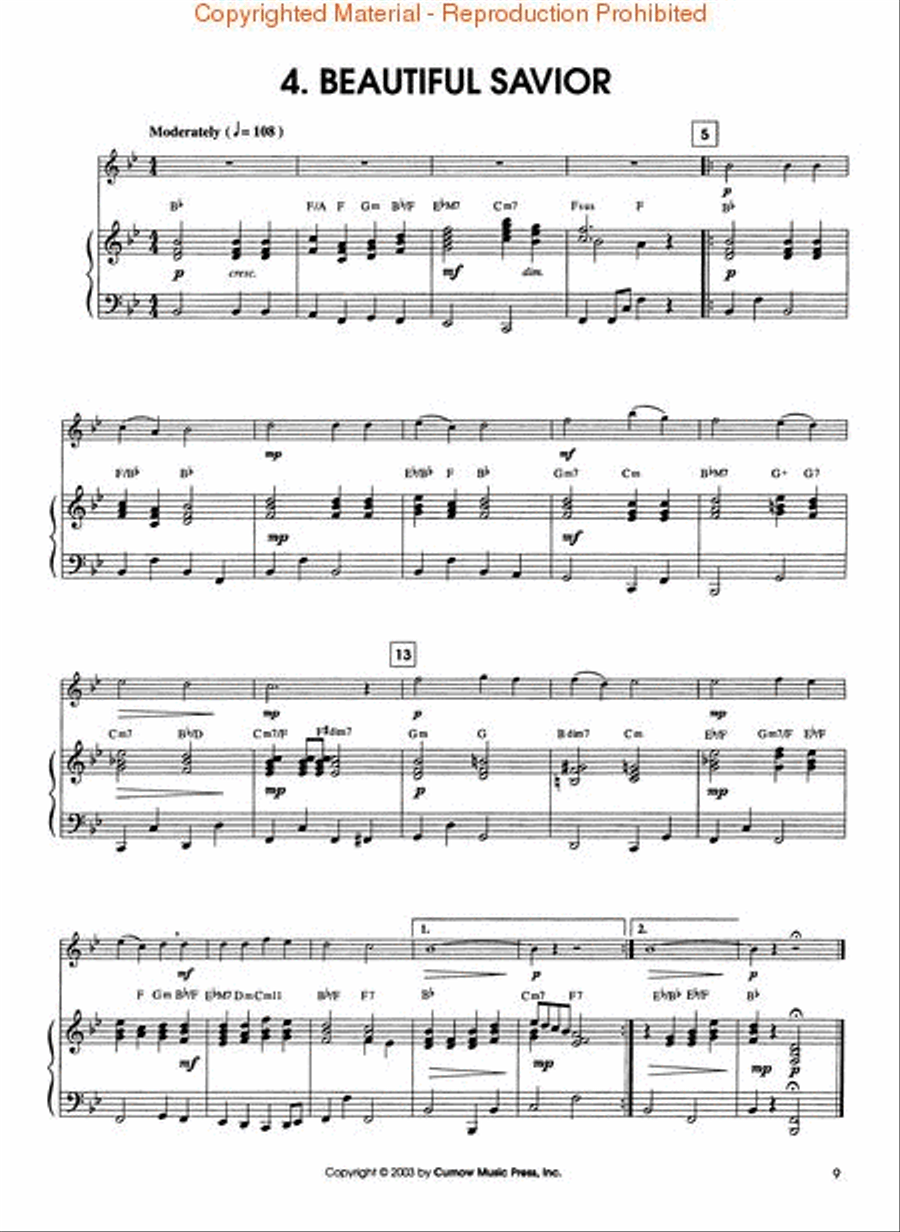 Tons of Tunes for Church Piano Accompaniment scores gallery preview page 3