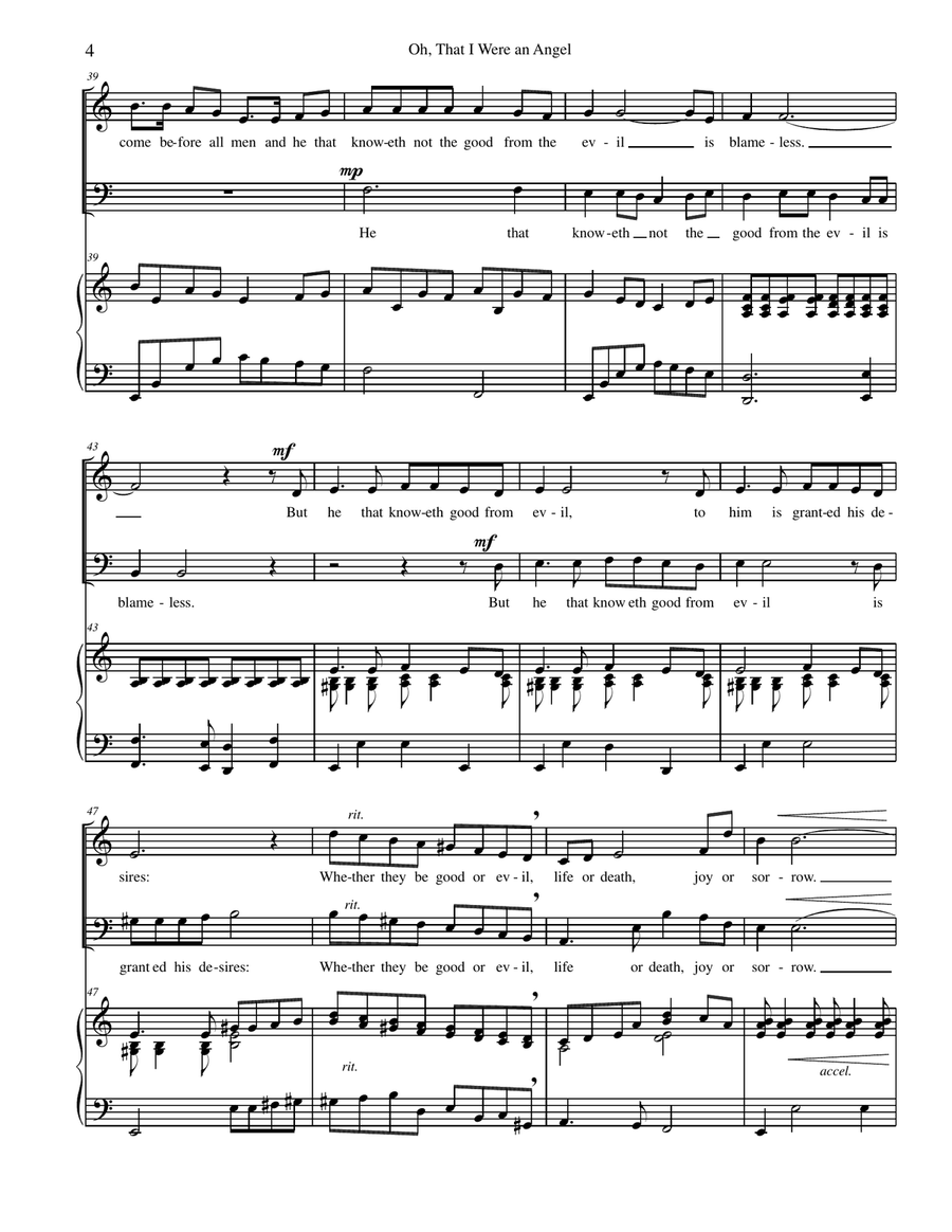 O That Were an Angel - Sacred Duet for Soprano and Baritone Baritone Horn TC scores gallery preview page 4