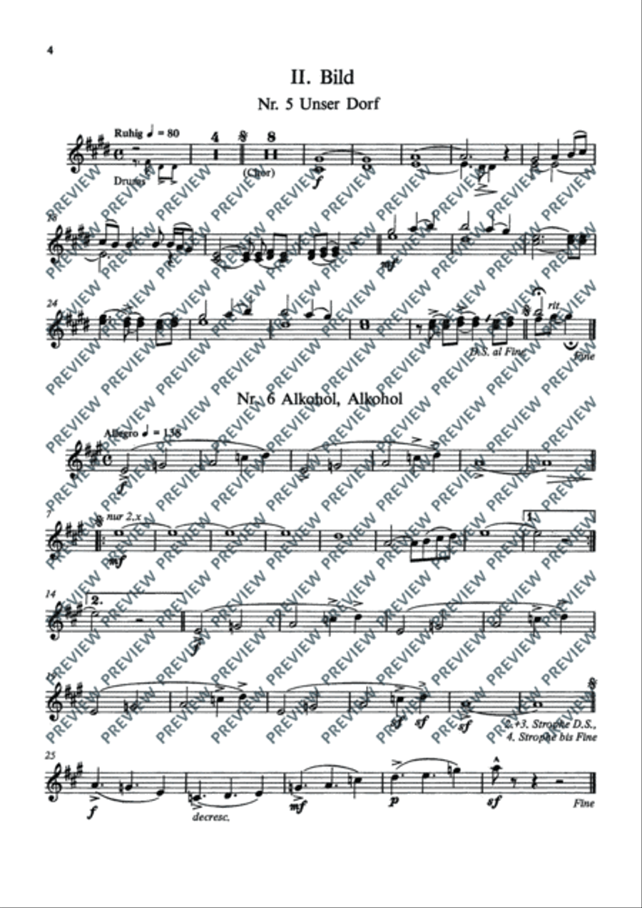 Frieden auf dieser Welt Piano scores gallery preview page 5