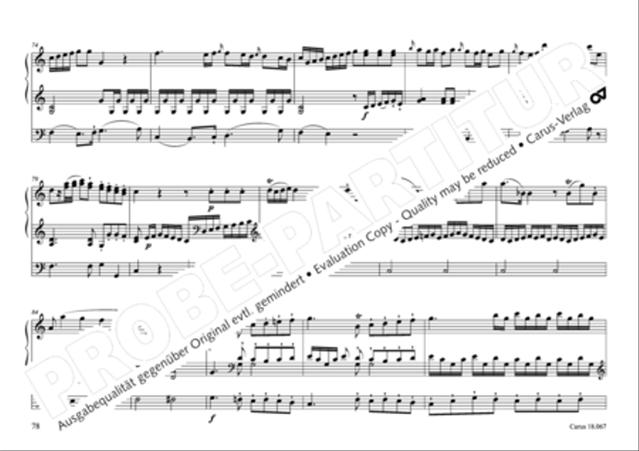 17 Church sonatas Organ Solo scores gallery preview page 79