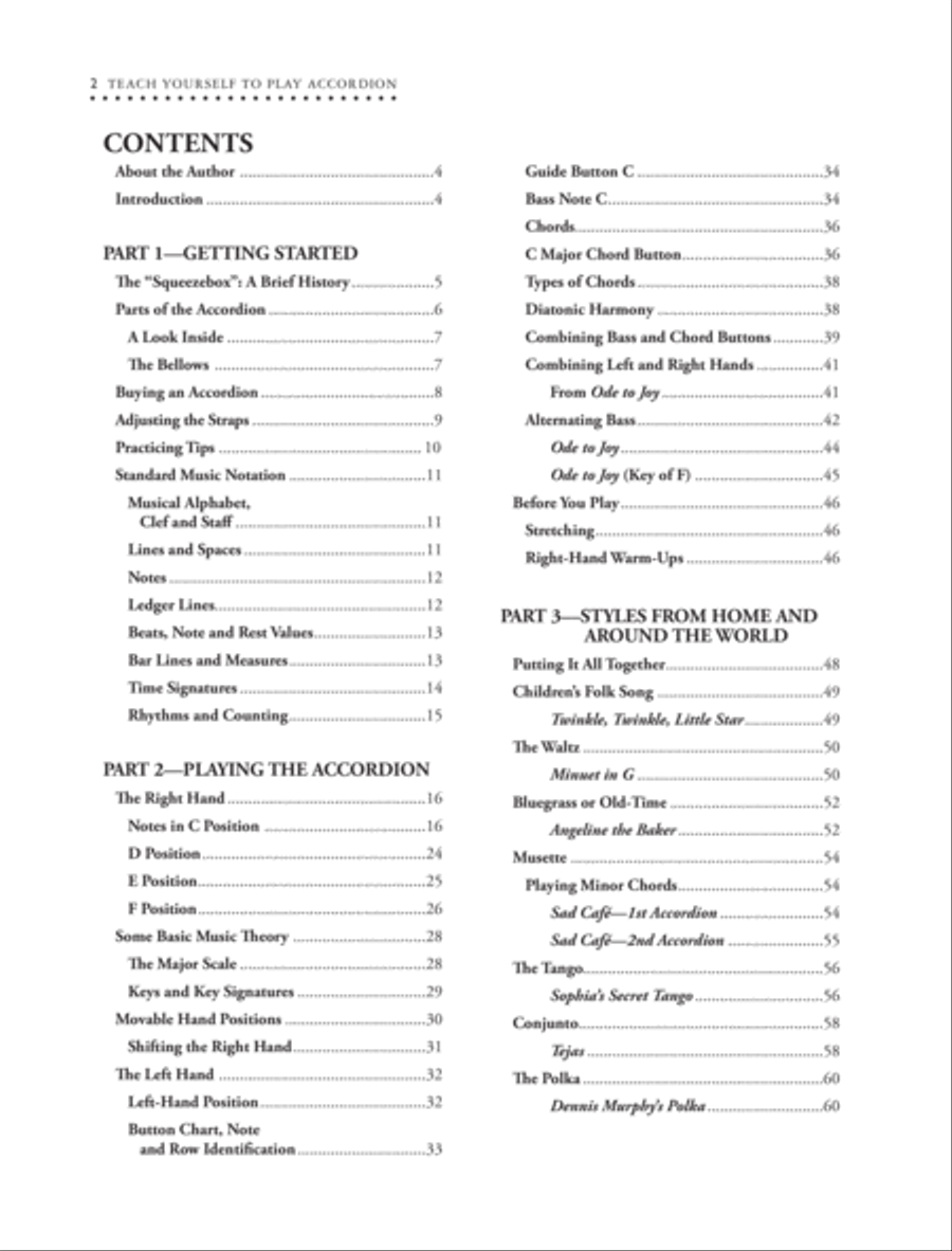 Alfred's Teach Yourself to Play Accordion Accordion scores gallery preview page 11