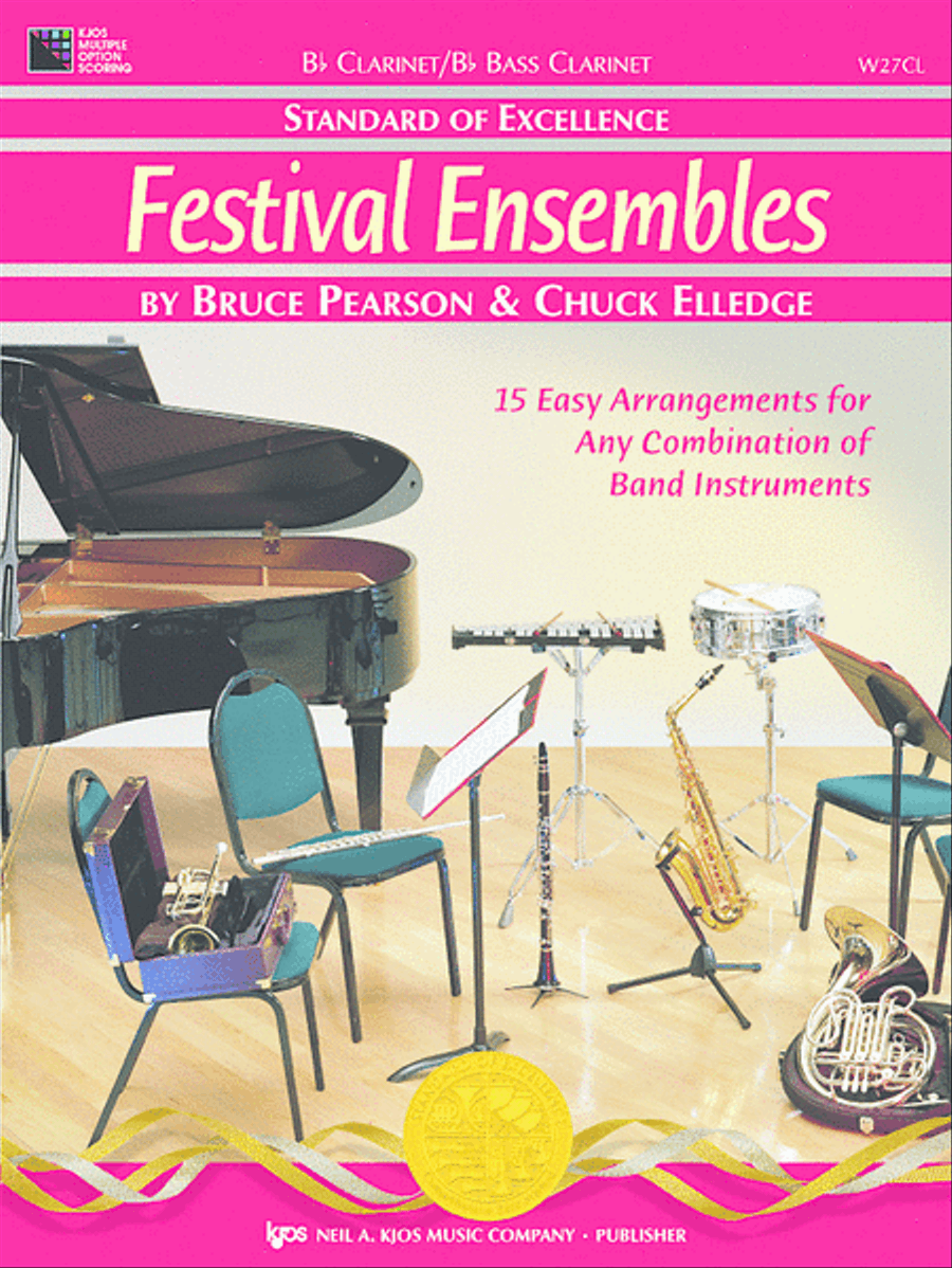 Standard of Excellence: Festival Ensembles-Clarinet/Bass Clarinet Concert Band Methods scores gallery preview page 1