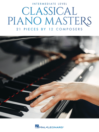 Book cover for Classical Piano Masters - Intermediate Level