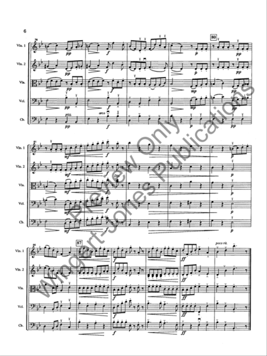 Serenade Op. 38, No. 6 Serenade Op. 38, No. 6 String Orchestra scores gallery preview page 9