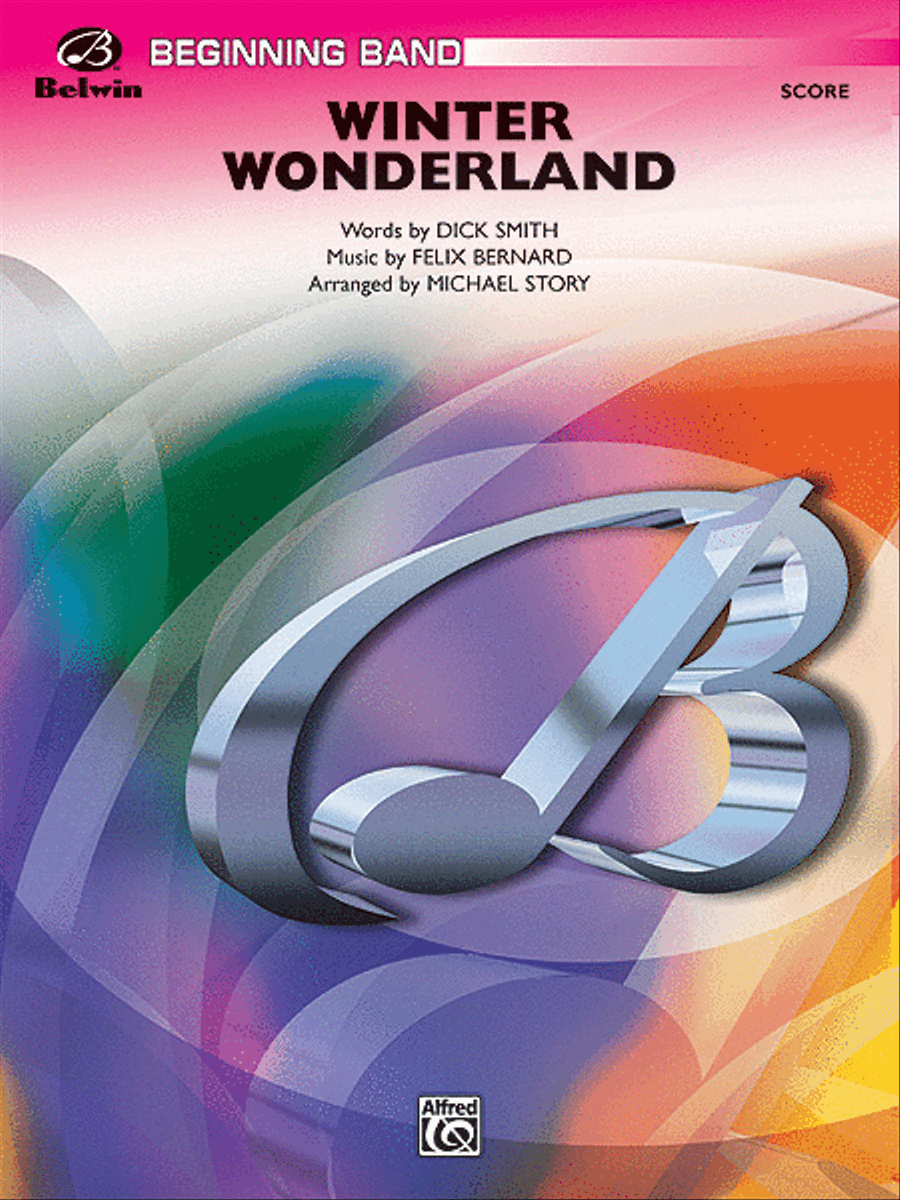 Winter Wonderland Winter Wonderland Concert Band scores gallery preview page 1