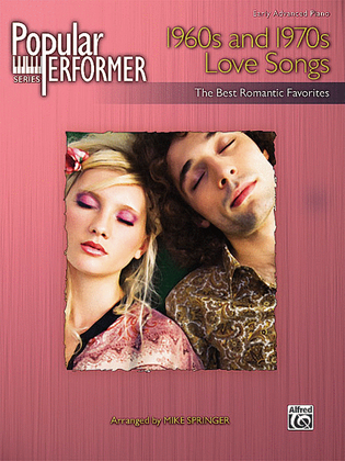 Book cover for Popular Performer -- 1960s and 1970s Love Songs