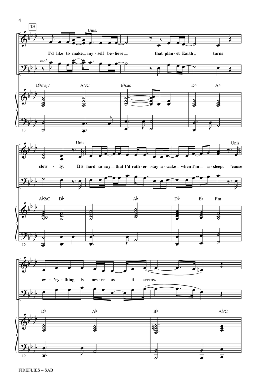 Fireflies 3-Part scores gallery preview page 3