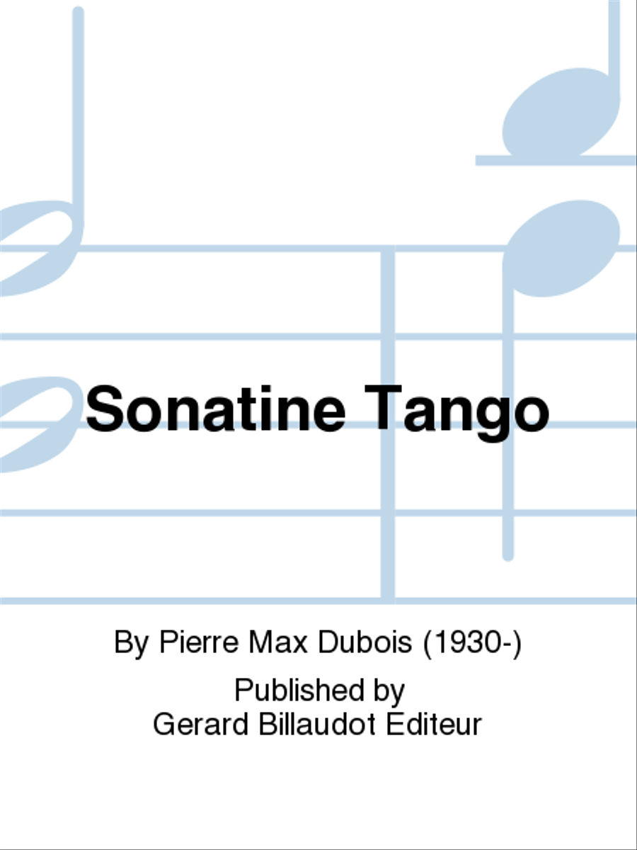 Sonatine Tango Chamber Music scores gallery preview page 1