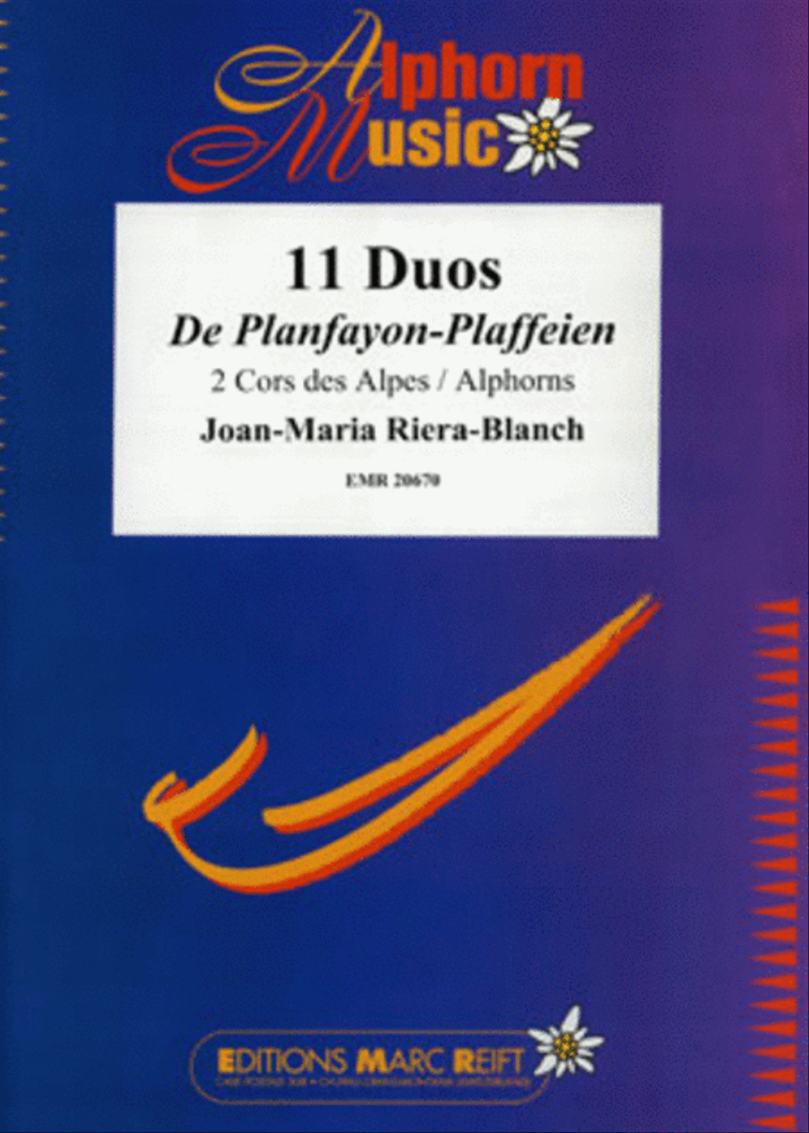 11 Duos Alphorn scores gallery preview page 1