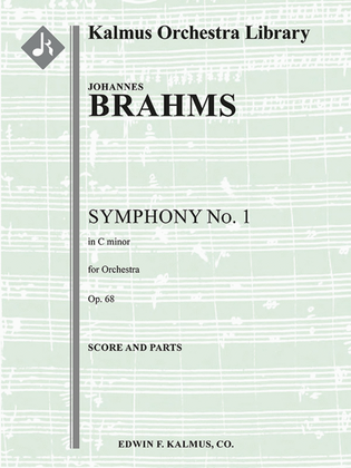 Book cover for Symphony No. 1 in C minor, Op. 68