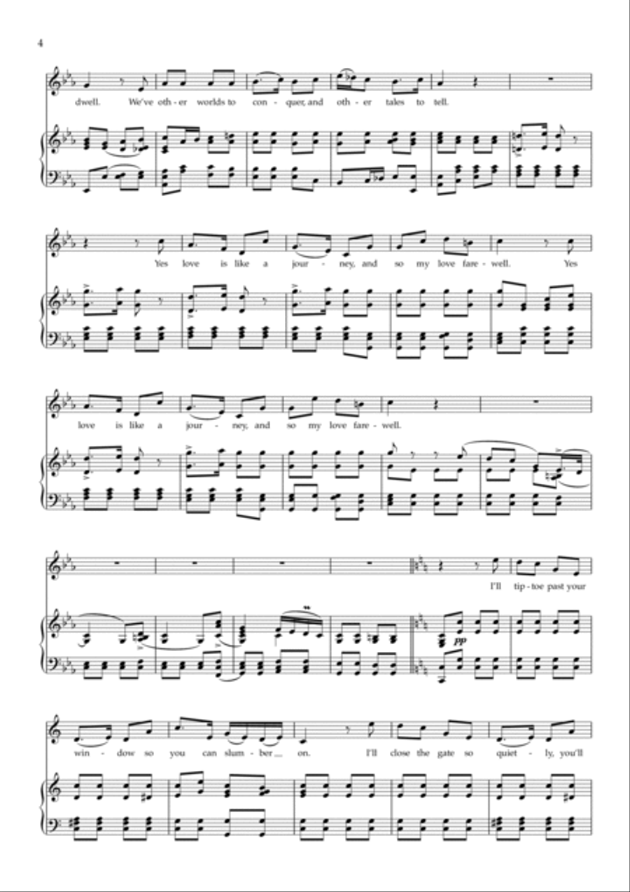Schubert Winter Journey (Winterreise) translated J. Sams (medium voice) Medium Voice scores gallery preview page 5