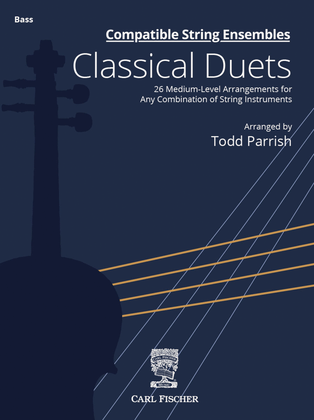 Book cover for Compatible String Ensembles: Classical Duets