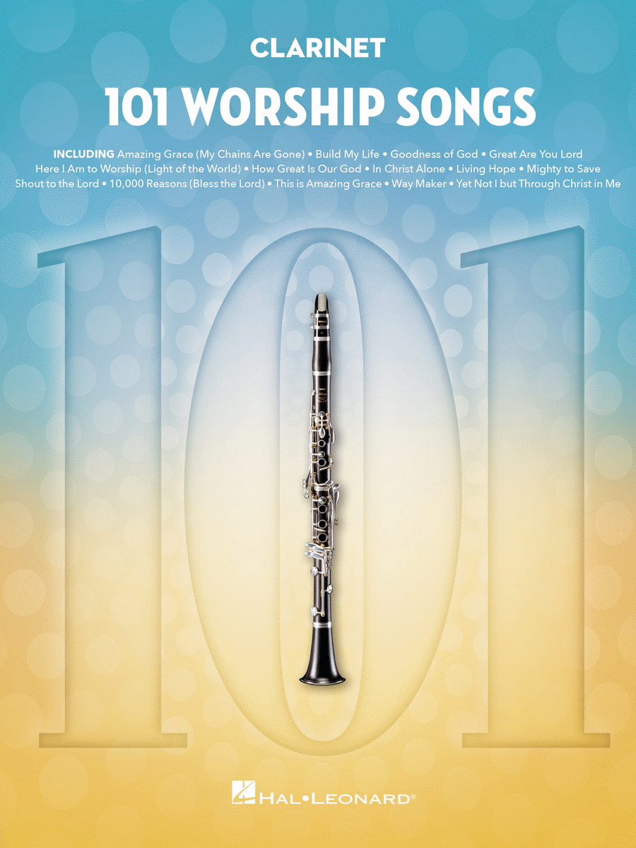 101 Worship Songs for Clarinet Clarinet Solo scores gallery preview page 1