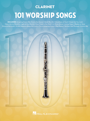 Book cover for 101 Worship Songs for Clarinet