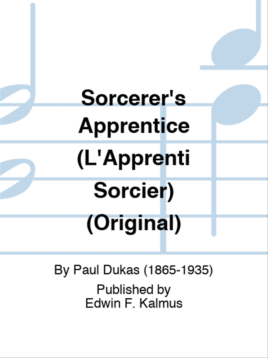 Sorcerer's Apprentice (L'Apprenti Sorcier) (Original) Score scores gallery preview page 1