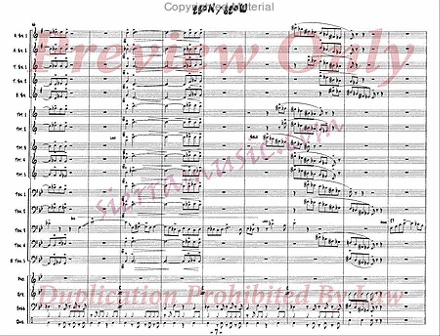 23 degrees N 82 degrees W Jazz Ensemble scores gallery preview page 8