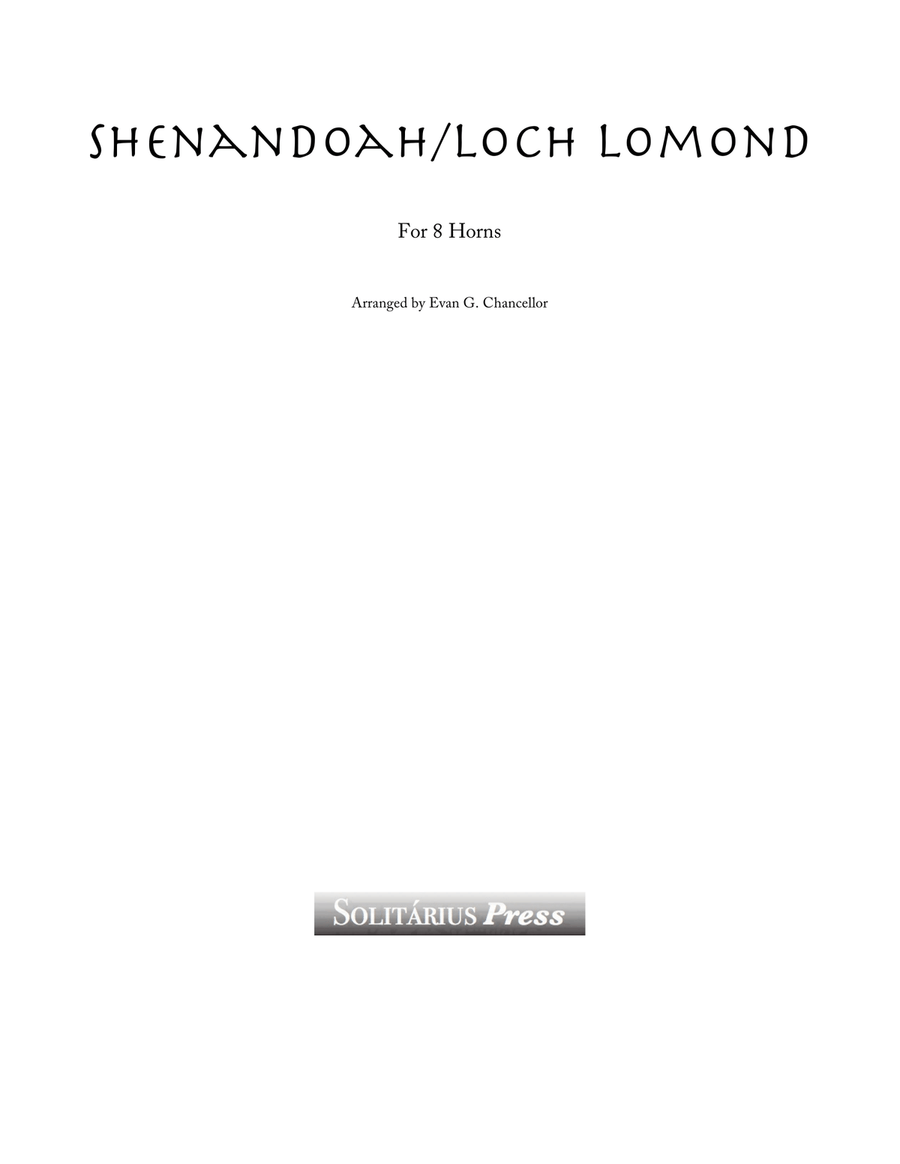 Shenandoah/ Loch Lomond Small Ensemble scores gallery preview page 1