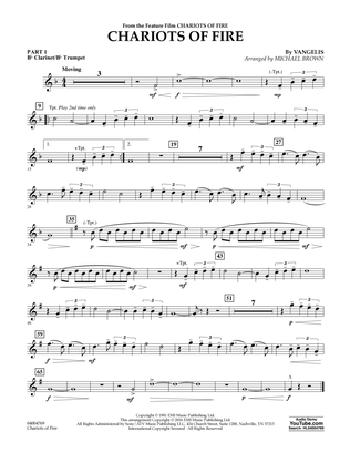 Book cover for Chariots of Fire - Pt.1 - Bb Clarinet/Bb Trumpet
