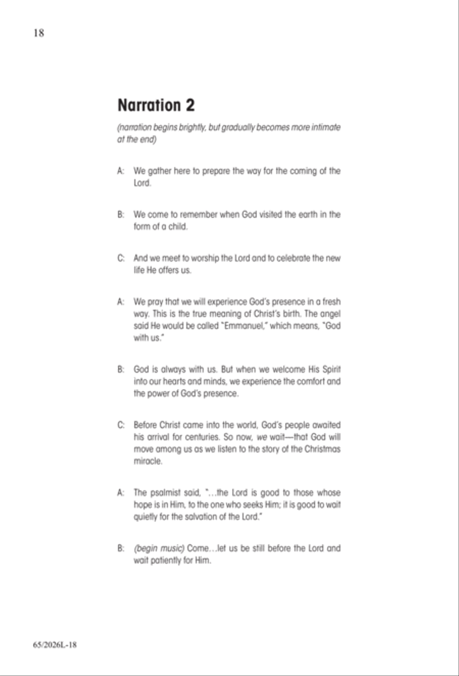 Night of the Father's Love 4-Part scores gallery preview page 19