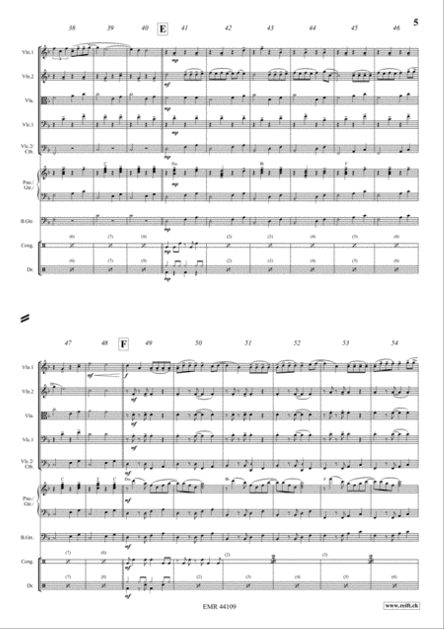 Despacito String Orchestra scores gallery preview page 5