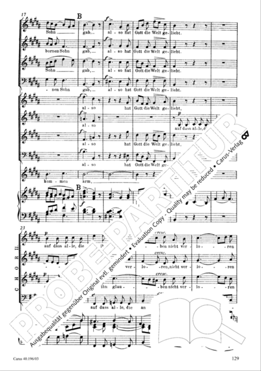 Die Geburt Christi SSA scores gallery preview page 130