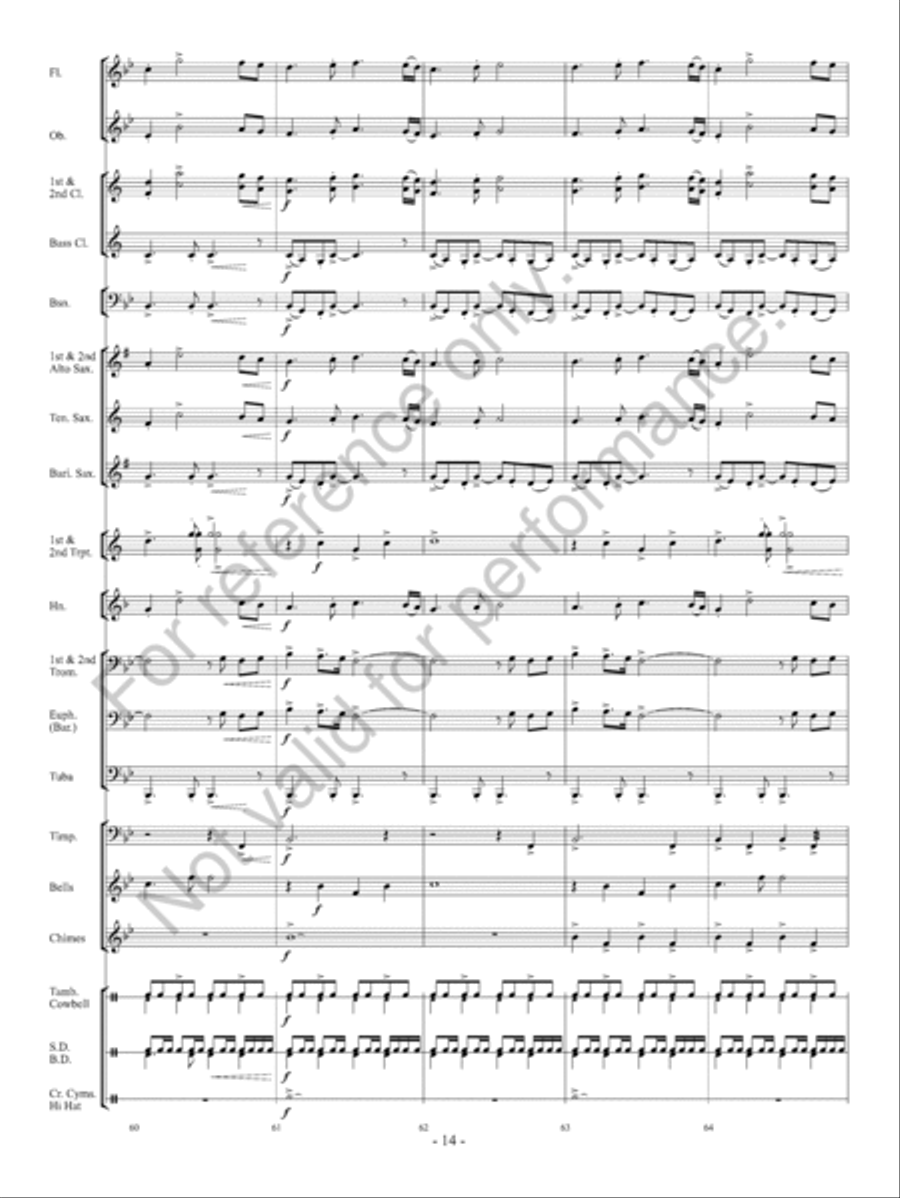 O Come All Ye Faithful O Come All Ye Faithful Concert Band scores gallery preview page 15