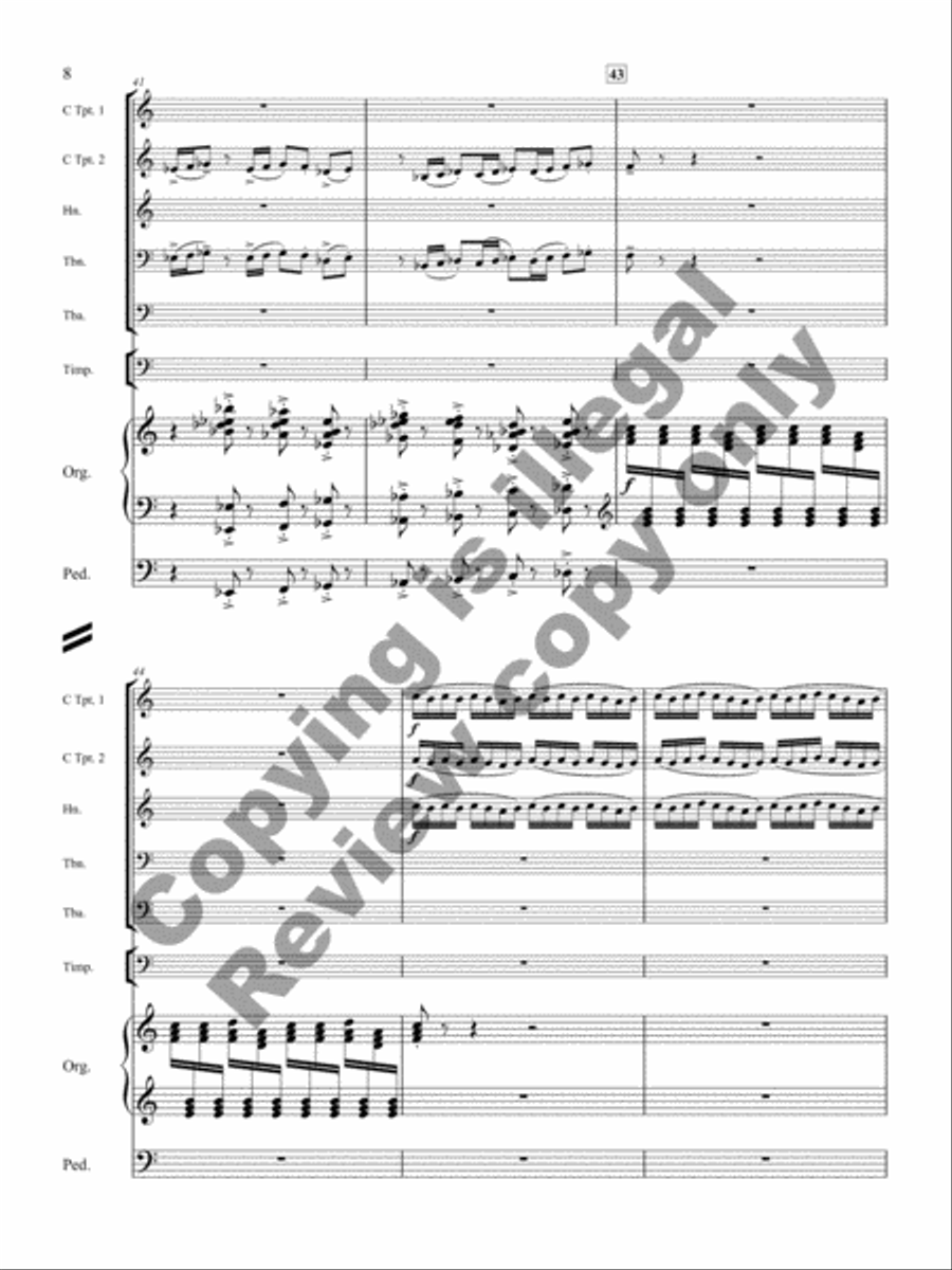 Flourishes Horn scores gallery preview page 16
