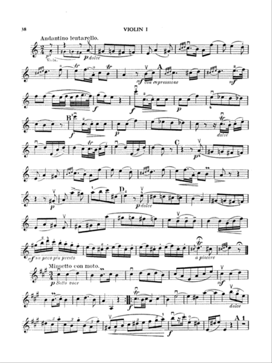Boccherini: Nine Selected String Quartets String Quartet scores gallery preview page 3