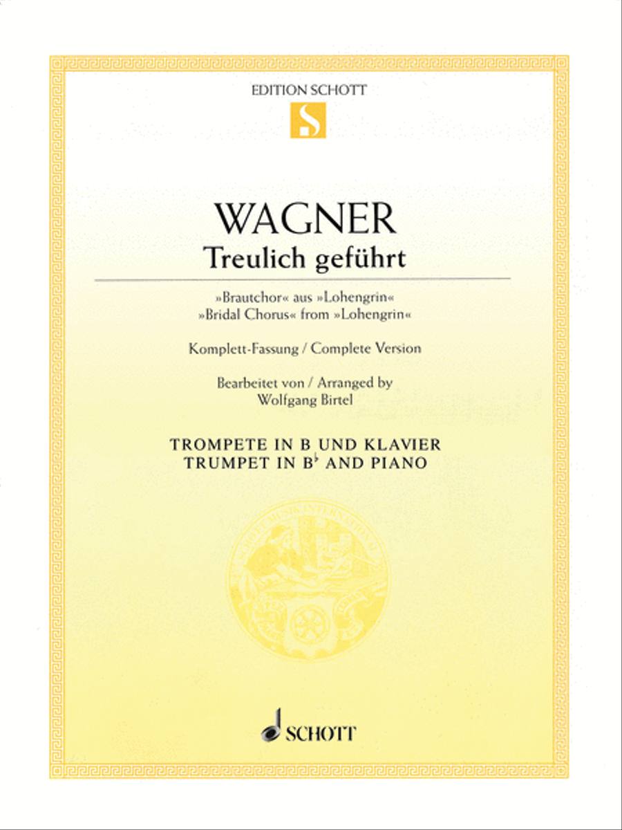 Bridal Chorus from Lohengrin Trumpet Solo scores gallery preview page 1