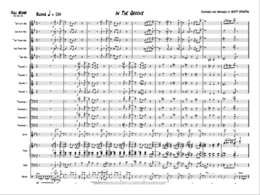 In The Groove In The Groove Jazz Ensemble scores gallery preview page 2