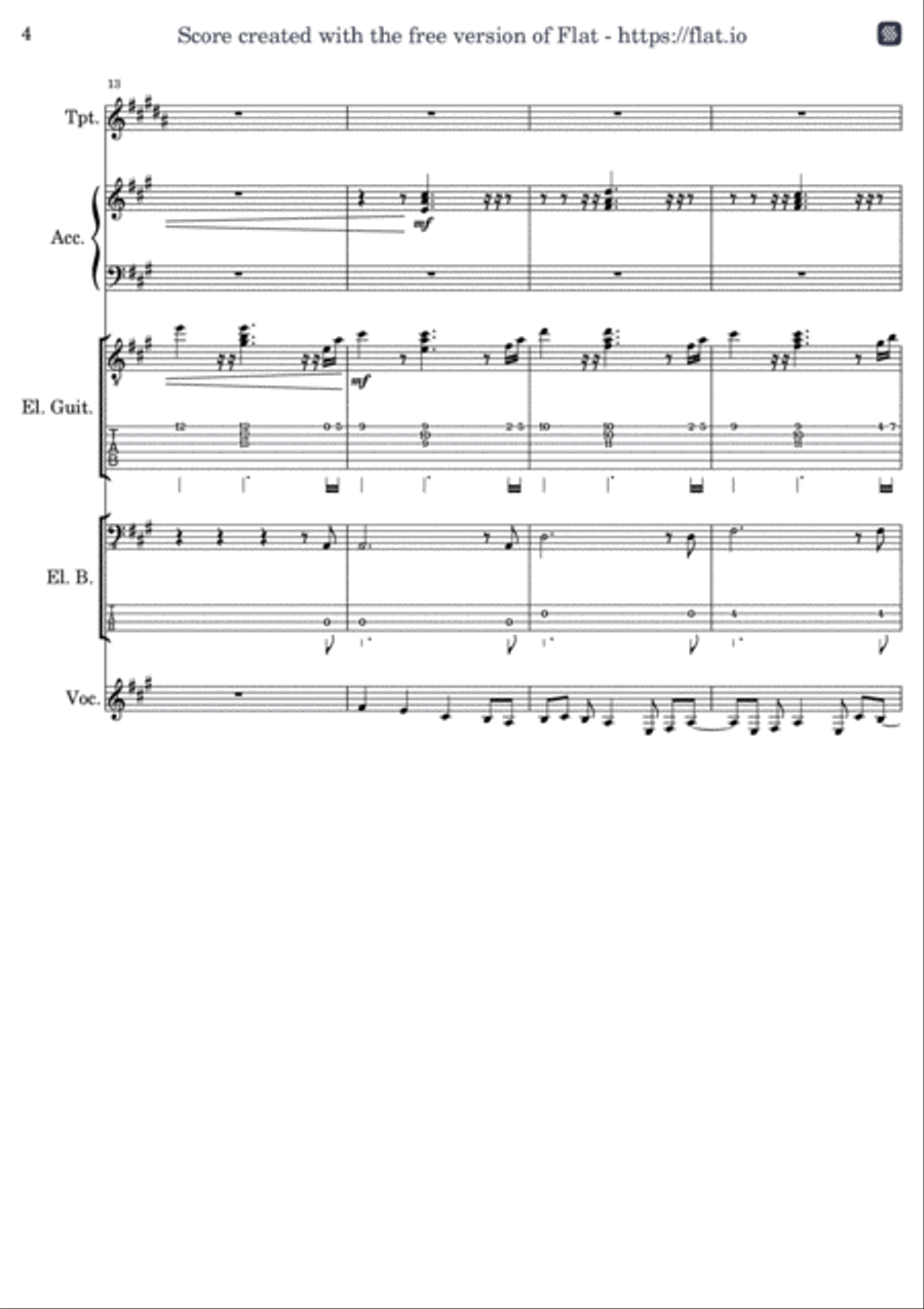 Shotgun Small Ensemble scores gallery preview page 4